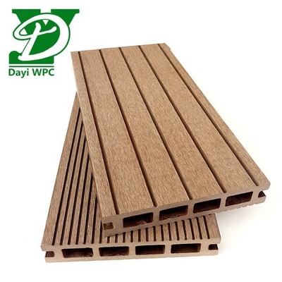 High Strength Wpc Hollow Decking Outdoor Composite Decking Wear Resistance