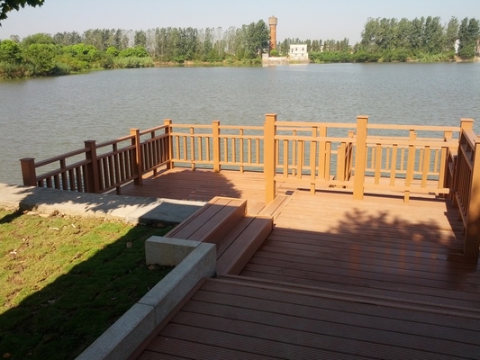 Water Retardant Hollow Composite Decking For Outdoor Projects