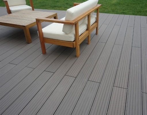 Anti Skid Modern Decking Boards WPC Decking Boards With Hollow Core