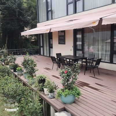 High Durability Waterproof Composite Deck Tiles M Type Flooring 18mm