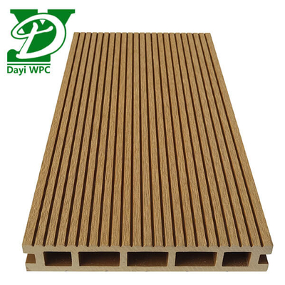Customizable Wood Plastic Composite Decking Wpc Decking Panel  Anti Mildew