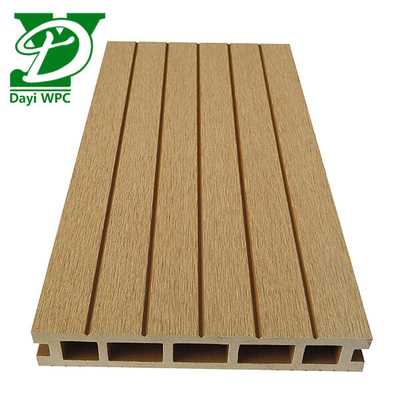 Customizable Wood Plastic Composite Decking Wpc Decking Panel  Anti Mildew