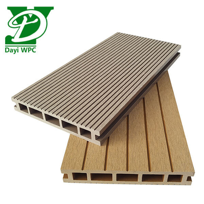 Customizable Wood Plastic Composite Decking Wpc Decking Panel  Anti Mildew