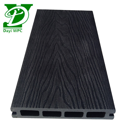 Double Sided Embossed Composite Deck Boards Waterproof  Wear Resistance
