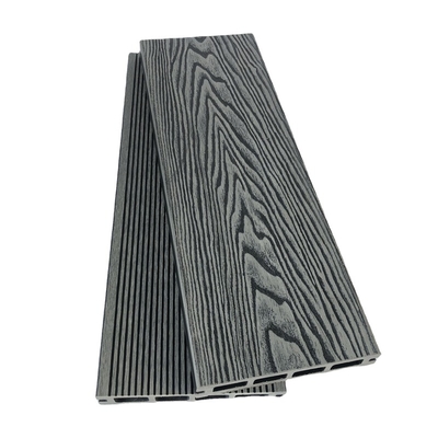 Premium Hollow Core Composite Decking Embossed Wood Plastic Composite Decking