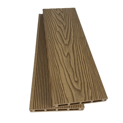 Premium Hollow Core Composite Decking Embossed Wood Plastic Composite Decking