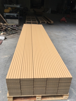 Waterproof Wood Grain Hollow Wood Plastic Composite Decking