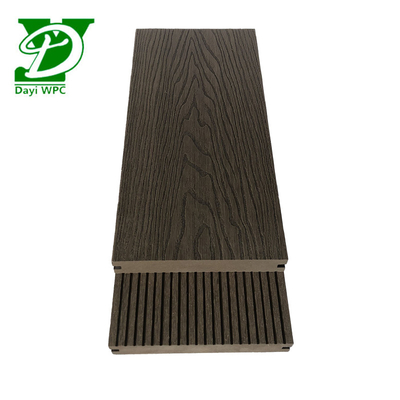 Modern Style European Solid Wood Plastic Composite Decking 140x23mm
