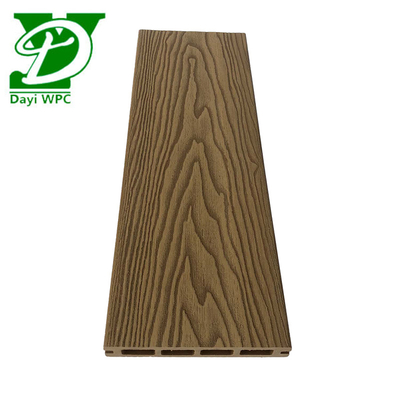 Contemporary Style Waterproof WPC Composite Decking Eco Friendly