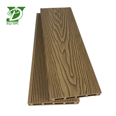 Contemporary Style Waterproof WPC Composite Decking Eco Friendly
