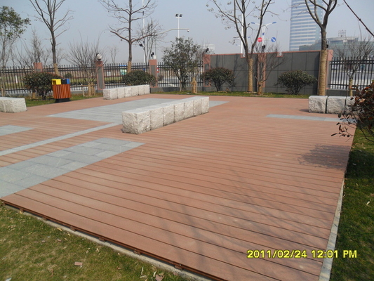 Customization WPC Composite Decking Wood Plastic Composite  Decking Mothproof