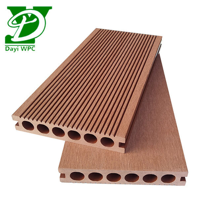 High Durability WPC Solid Decking 8 Standard Colors Install Easily