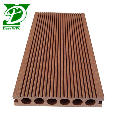 High Durability WPC Solid Decking 8 Standard Colors Install Easily