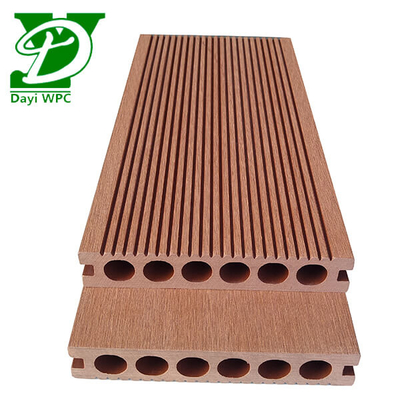 High Durability WPC Solid Decking 8 Standard Colors Install Easily