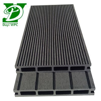 Natural Color Wood Plastic Composite Decking Outdoor Moisture Proof