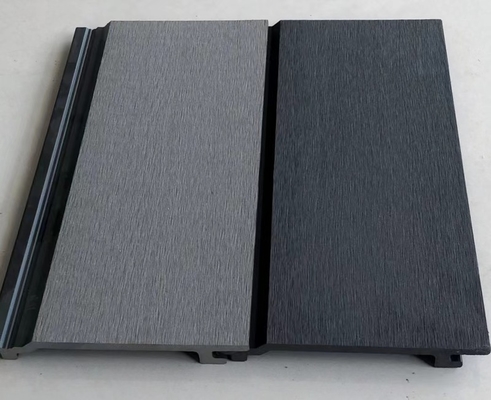 Green WPC Wall Cladding Panel Contemporary Design Easy Installation