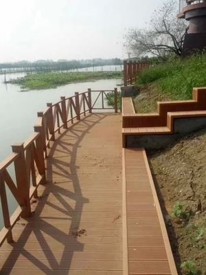 Waterproofing Modern Composite Decking Composite WPC Decking Anticorrosive