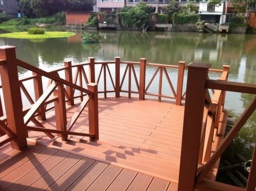 Customised Decorative WPC Gate Panel Wood Plastic Composite Fence Mothproof