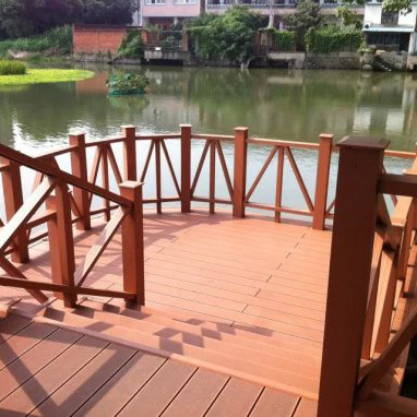 Customised Decorative WPC Gate Panel Wood Plastic Composite Fence Mothproof