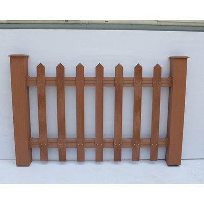 Sustainable Garden WPC Composite Fencing Easily Assembled Customizable