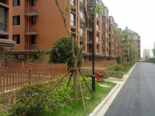Sustainable Garden WPC Composite Fencing Easily Assembled Customizable