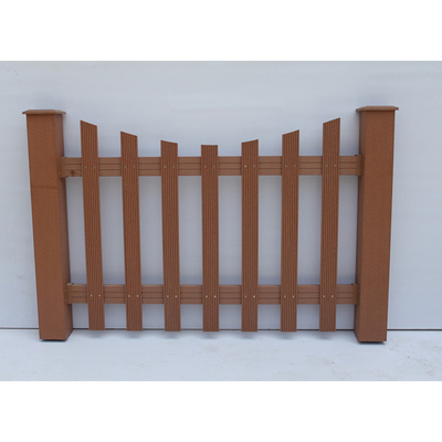 Outdoor WPC Composite Fencing Custom Design Color For Garden / Yard