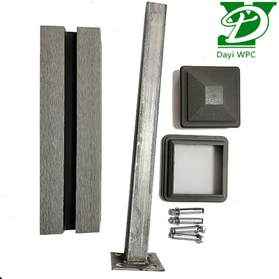 Customizable Garden WPC Fence Wood Plastic For Privacy Erosion Resistant