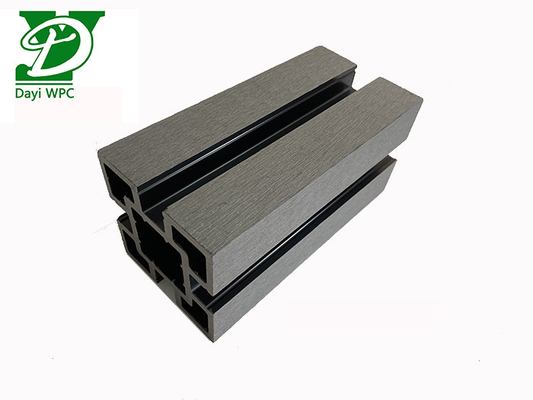 Customization Garden WPC Fence Europe Style Recycled Composite Fencing