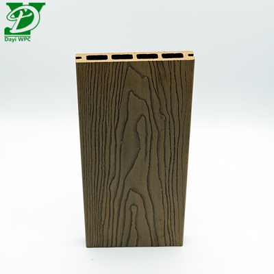 Grooved WPC Outdoor Decking Waterproof Anticorrosive Easy Intall
