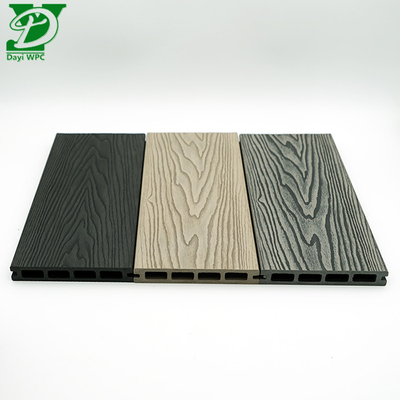 Eco Friendly Wood Plastic Composite / Wpc Decking Made From Recycled Materials