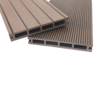 Popular Low Maintenance Outdoor WPC Decking Waterproof Hollow Flooring