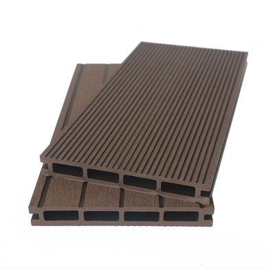 Popular Low Maintenance Outdoor WPC Decking Waterproof Hollow Flooring