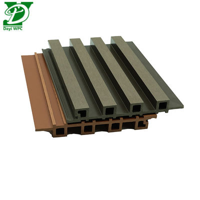 Modern outdoor decoration Durable type Trough Surface WPC External Wall Panel