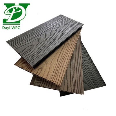 Modern Garden Deep Embossed WPC Fence Durable Weather-Resistant