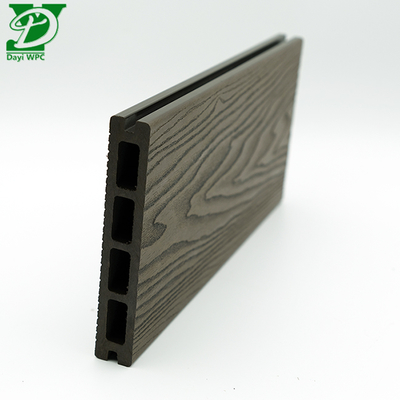 3D Deep Embossed WPC Hollow Core WPC Decking
